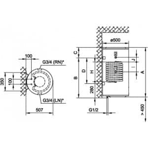 Водонагрівач (бойлер) GORENJE GBK 200 RN/LN V9