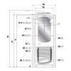 Теплоакумулятор 1000/226 л (ємність Polywarm® в ємності + 1 змійовик) COMBI 2 WC (м’яка зйомна ізоляція) Cordivari srl 84404