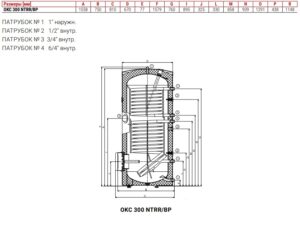 Бойлер косвенного нагрева DRAZICE OKC 300 NTRR/BP