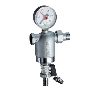 Фильтр с манометром FAR FA 3946 – 1/2″ 100мкм НР-ВР