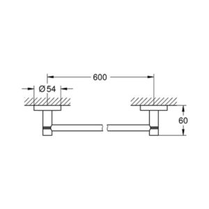 Полотенцедержатель Grohe Essentials 40366001