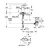 Смеситель для биде Grohe BauLoop 23338000 58417