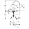 Набор Grohe мойка кухонная K400 31570SD0 + смеситель Concetto 32663001 58624