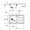 Набор Grohe мойка кухонная K400 31570SD0 + смеситель Concetto 32663001 58625