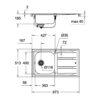 Кухонная мойка Grohe Sink K400+ 31568SD0 58631