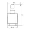 Дозатор для жидкого мыла Grohe Selection Cube 40805000 58665