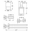 Набор аксессуаров Grohe Essentials Cube 40847001 58729