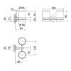 Стакан двойной Qtap Liberty ANT 1155 59113