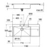 Кухонная мойка Grohe Sink K1000 31581SD0 59505