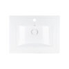 Раковина Qtap Albatross 600х460х180 White с донным клапаном QT01113060CW