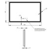 Зеркало Qtap Mideya 800х600 (DC-F904) с LED-подсветкой и антизапотеванием QT2078F904W 60046