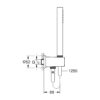 Душевой гарнитур Grohe Euphoria Cube Stick 26405000 60327