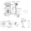 Комплект Grohe инсталляция Rapid SL 38772001 + набор для гигиенического душа со смесителем BauLoop 11104202 60852