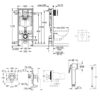 Комплект Grohe инсталляция Rapid SL 38827000 + набор для гигиенического душа со смесителем BauLoop 11104202 60858