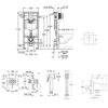 Комплект Grohe инсталляция Rapid SL 38772001 + набор для гигиенического душа со смесителем BauClassic 11104802 60861