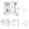 Комплект Grohe инсталляция Rapid SL 38827000 + набор для гигиенического душа со смесителем BauClassic 11104802 60867