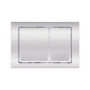 Панель смыва для унитаза Qtap Nest QT0111M06028CRM