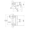 Смеситель для душа Qtap Vlasta 4028102C 63878