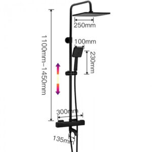 Душевая система с термотстатом Gappo G2491-6