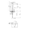 Смеситель для раковины Qtap Lipno 1023H101C 64699