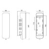 Диспенсер для жидкого мыла Qtap Davcovac mydla DM350CS1 64432