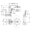 Душевая система Grohe Rainshower Smartactive 26647000 65271