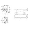 Набор Grohe смеситель для душа Eurodisc Joy 23430LS0 + полотенцедержатель Selection 41058000 65557