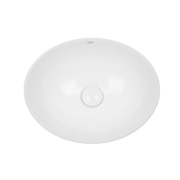 Раковина-чаша Qtap Dove 410x335x145 White с донным клапаном QT06113078W фото 