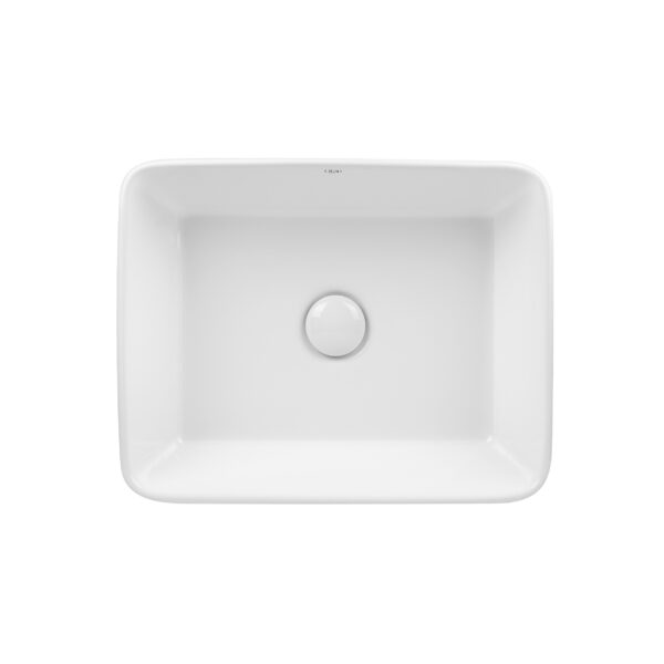 Раковина-чаша Qtap Tern 475х370х140 White с донным клапаном QT17112074W фото 