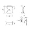 Раковина-чаша Qtap Scorpio 350х390х120 White с донным клапаном QT14112241W 67144