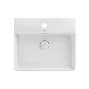 Раковина Qtap Nando LT 500х420х120 White с донным клапаном QT12112173SW