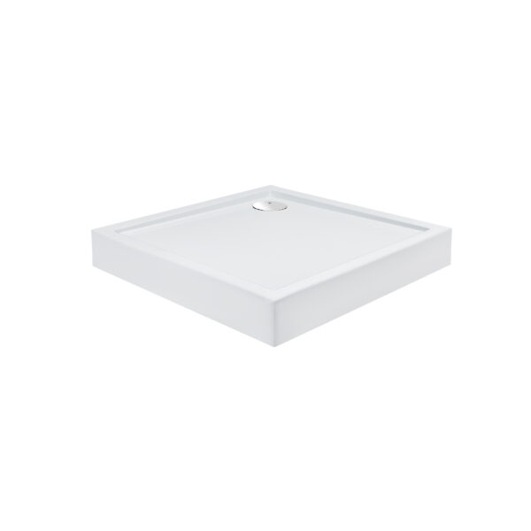 Душевой поддон Qtap Tern 308812C 80x80x12 см + сифон фото 