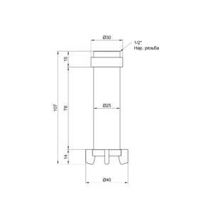 Фильтрующий катридж Icma для фильтров 1/2″х3/4″ №752