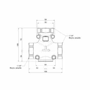 Антиконденсационный клапан ICMA 133 DN32/60°