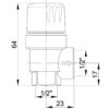 Предохранительный клапан Icma  1/2″ ВР 10 бар №241 74269