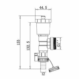 Торцевая группа SD Forte 1″ для коллектора SFE00725