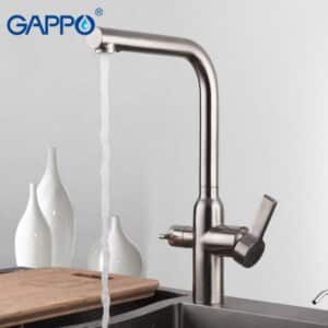 Смеситель для кухни Gappo G4399-4 на две воды