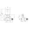 Термокомплект Icma 3/4″ прямой № KIT L 1100+775+815 74465