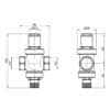 Редуктор давления ICMA MIGNON 247 1/2″ 73628