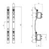 Кронштейн коллекторный ICMA 208R, 1″ 73465