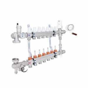 Коллекторная группа ICMA 1″ x 7 выхода, с расходомерами K0111