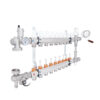 Коллекторная группа ICMA 1″ x 9 выхода, с расходомерами K0111