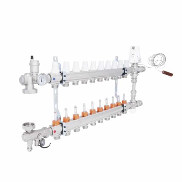 Коллекторная группа ICMA 1″ x 10 выхода, с расходомерами K0111 фото 