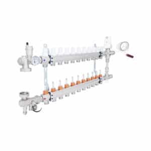 Коллекторная группа ICMA 1″ x 11 выхода, с расходомерами K0111