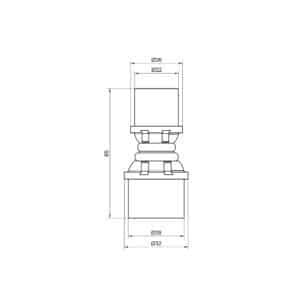Прямой фитинг ICMA 400 press 26 x 20