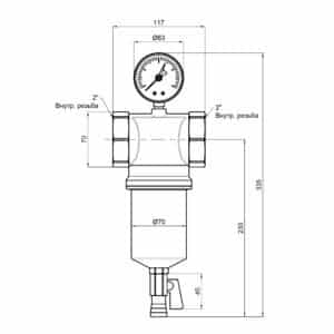 Самопромывной фильтр ICMA 750 2″
