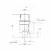 Предохранительный клапан Icma  1″ ВР 2,5 бар №241 73567