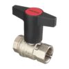 Кран шаровой Oventrop Optibal PN16 1 1/4″ ВВ, с пластмассовым маховиком