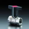 Кран шаровой Oventrop Optibal PN16 1/2″ ВВ, с пластмассовым маховиком 78619