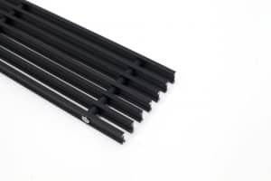 Решетка дюралюминиевая U-CON ALG (Графит) 2750х380